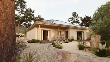 Bungalow bauen im Landkreis Osnabrück Moderner Bungalow mit Terrasse und Garten im Landkreis Osnabrück